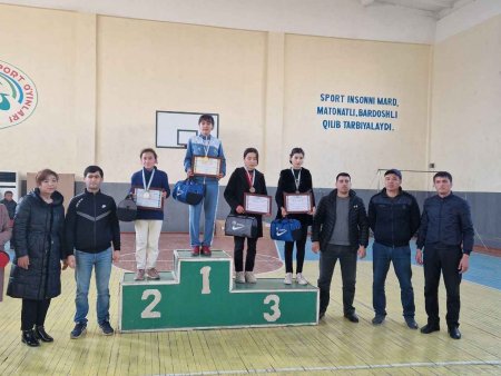 Nishonlik sportchilar viloyatda sovrindorlar qatorida eʼtirof etildi